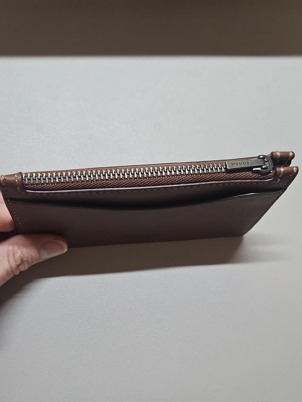 Coach Slim Zip Card Holder